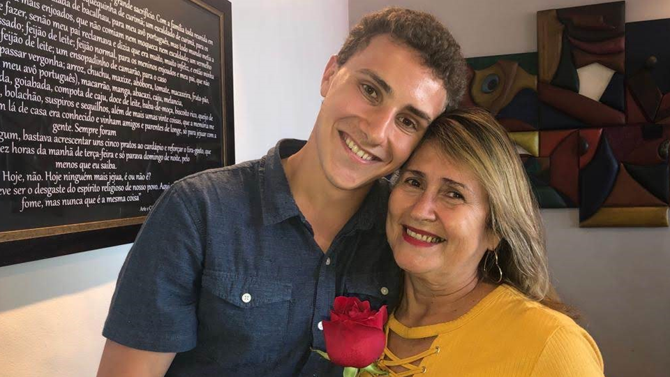 Photo Credit: Rylan Korpi with host mother in Brazil